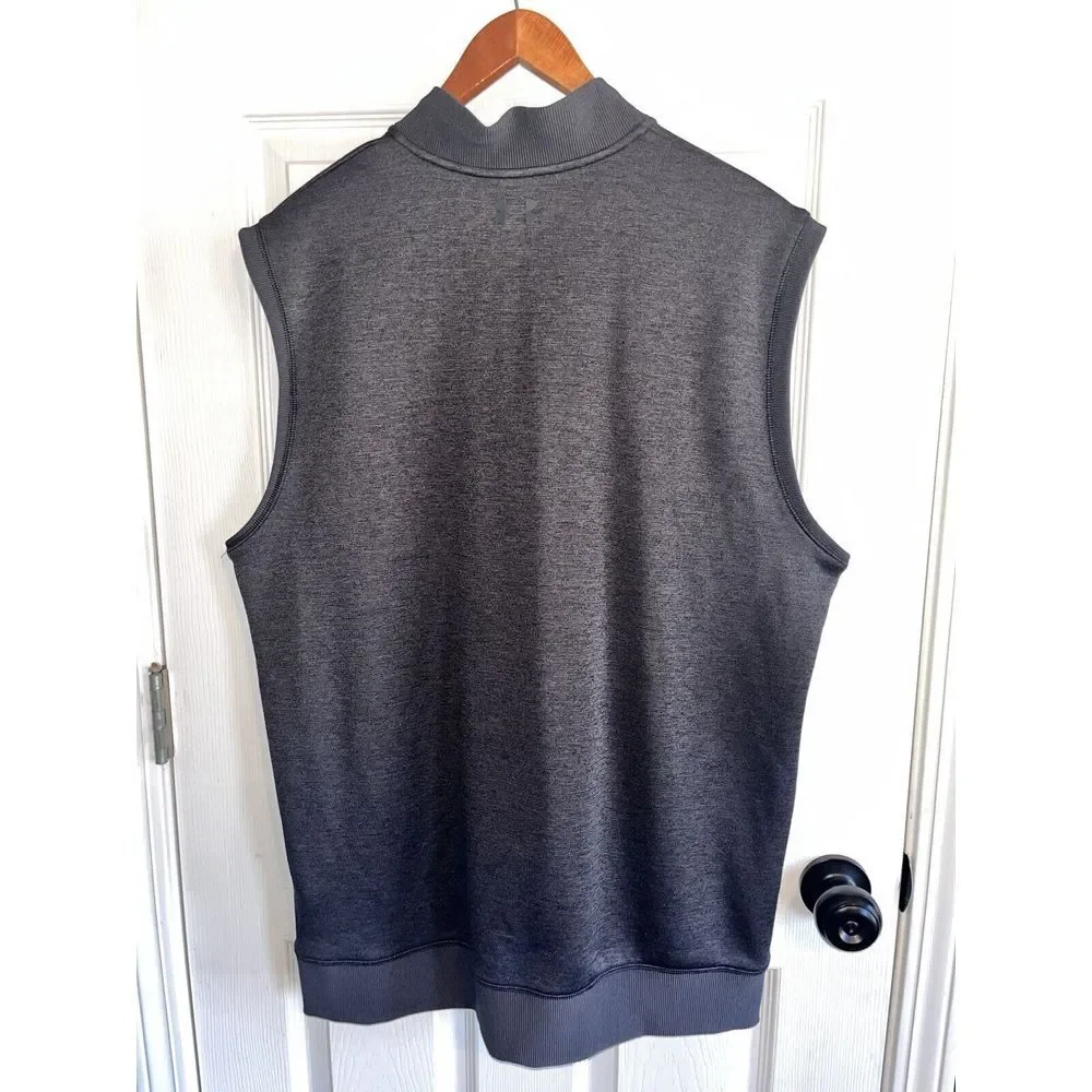 Under Armour Virginia Tech Hokies 1/4 Zip Cold‎ Gear Vest Gray Mens XL